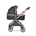 Baby Stroller REYA 3in1 with pram body Black JASPER